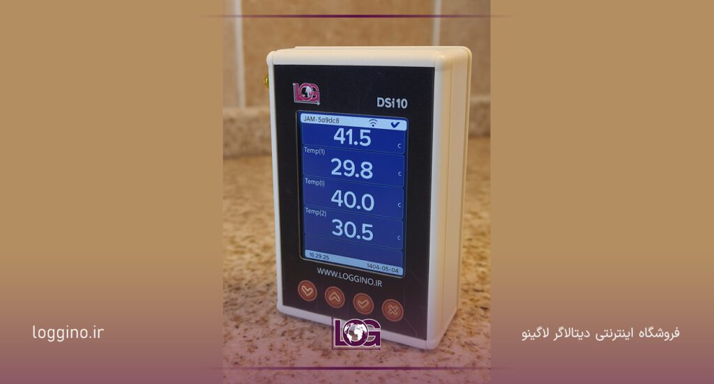 تصویری سه بعدی ساختگی از دیتالاگر آنلاین لاگینو مدل dsi
