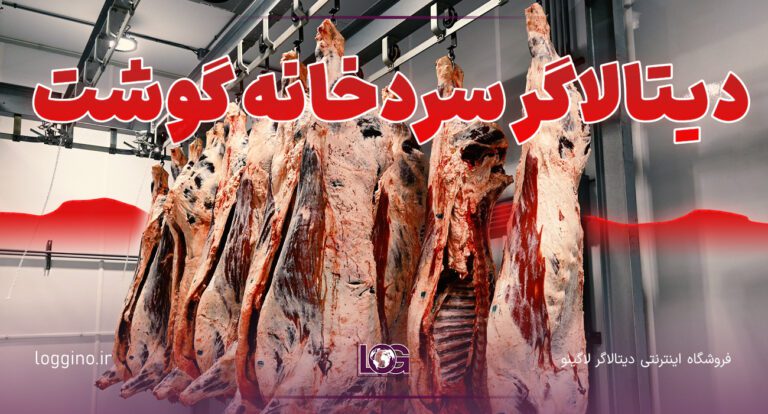 تصویری از سردخانه گوشت به همراه دیتالاگر