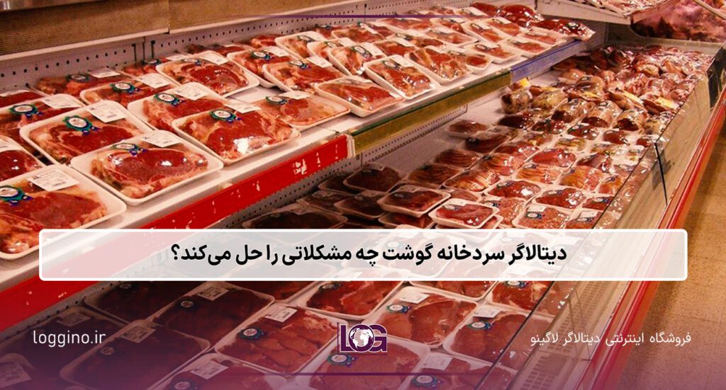 تصویری از سردخانه گوشت به همراه دیتالاگر